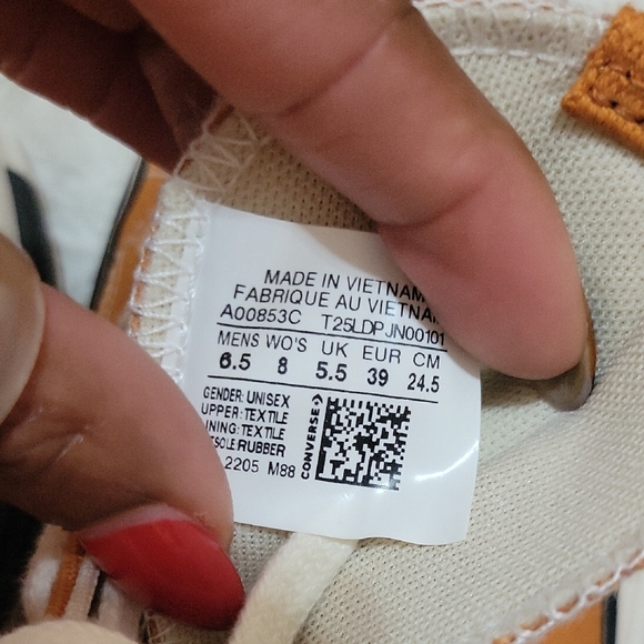 Women's Orange High-Top Sneakers - Picture 16 of 16